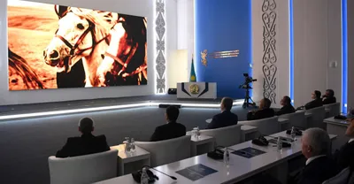 Нурсултан Назарбаев посетил показ фильма «Equus: История Лошади»