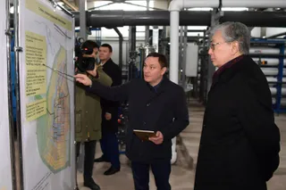 Капитал - Президент посетил село Косшы