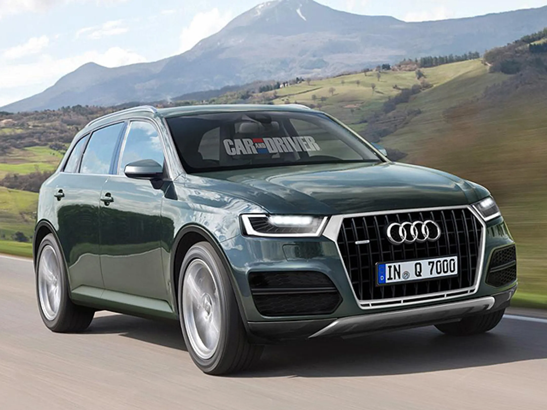 2015 Audi Q7 проходит испытания - Image Kapital.kz