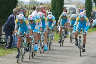 Капитал - Astana поднялась на 5 строчек в рейтинге UCI