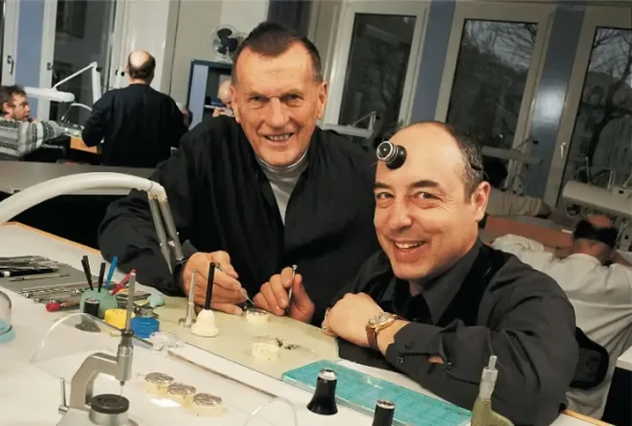 Рольф Шнайдер (слева) и Людвиг Охслин (справа). Фото: ulysse-nardin.com