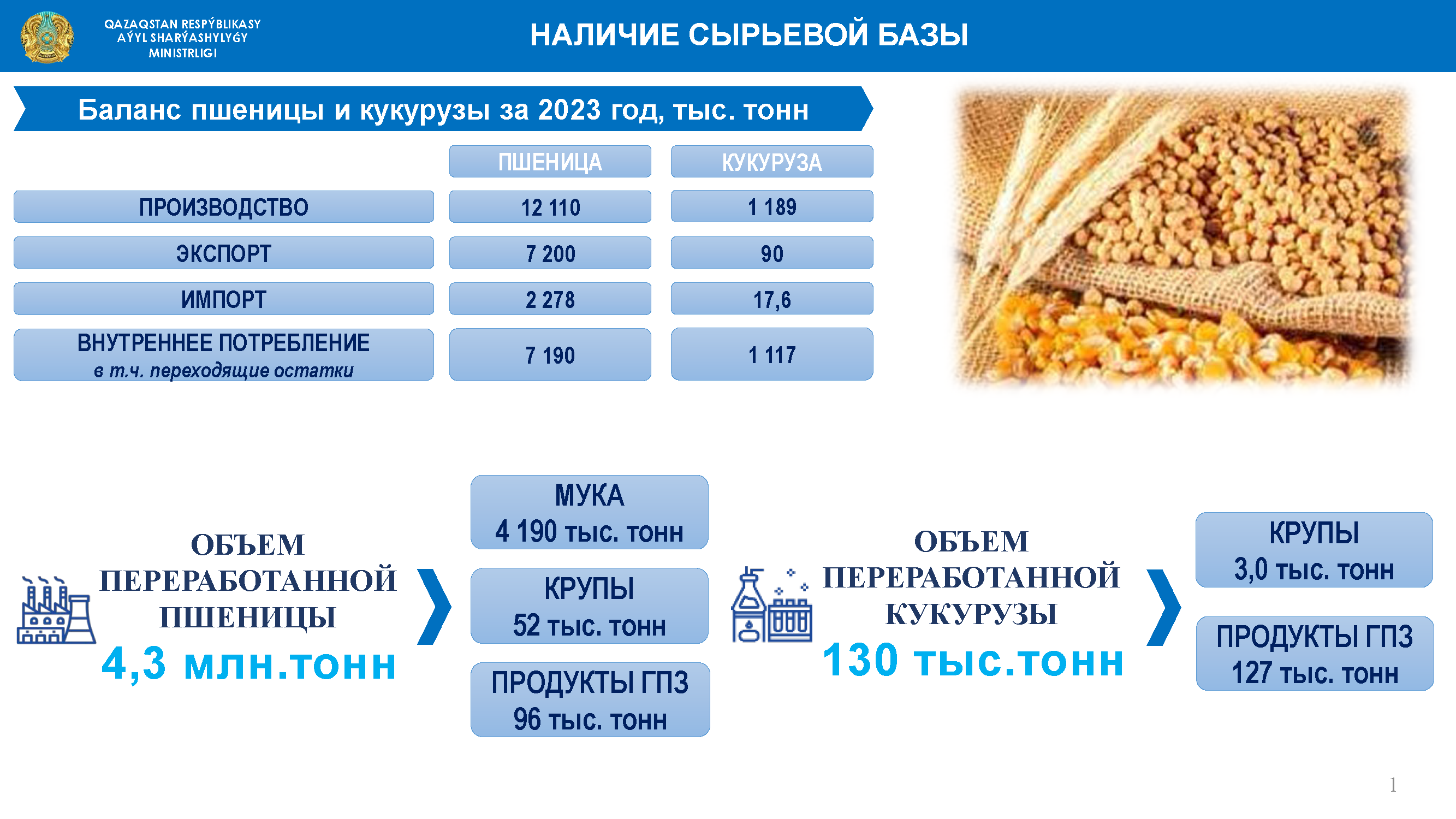 До 2028 года в РК запустят три завода по глубокой переработке зерна 3517578 — Kapital.kz 