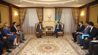 Капитал - Аскар Мамин встретился с главой SoftBank Investment Advisers Радживом Мисра