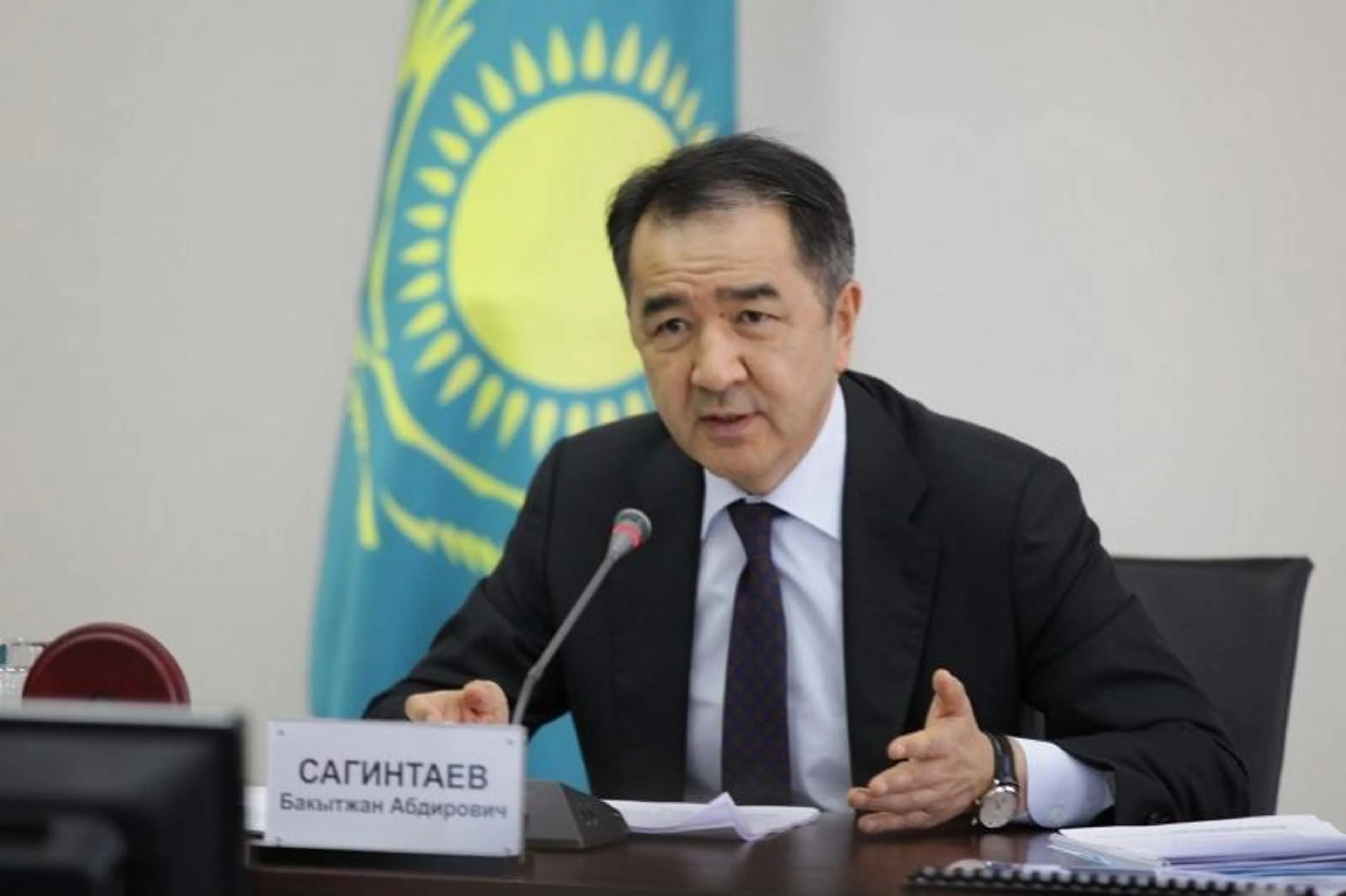 Капитал - Бакытжан Сагинтаев прибыл с рабочим визитом в ЮКО