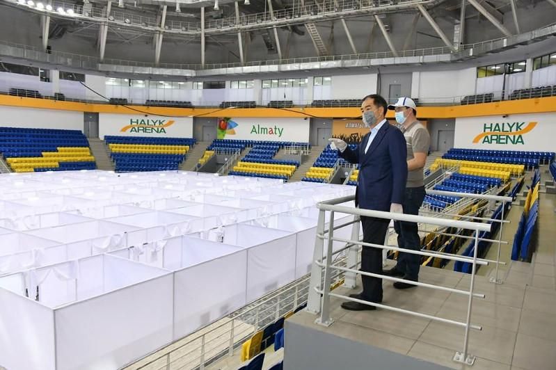 Halyk Arena в Алматы оборудовали под временный стационар 363521 - Kapital.kz 