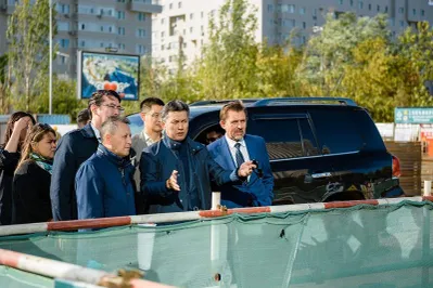 Новый аким Астаны проверил строительство крупнейших объектов