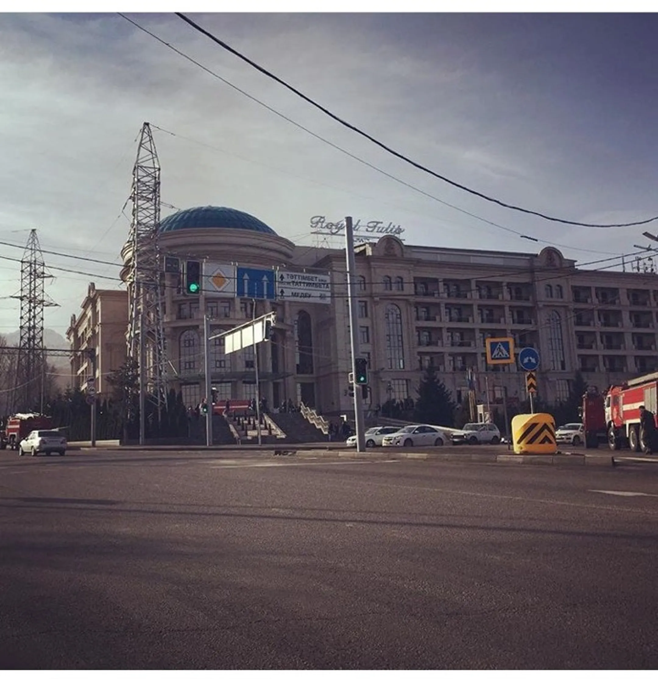 Пожар в Royal Tulip Almaty - Image Kapital.kz