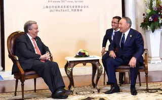 Капитал - Нурсултан Назарбаев провел встречу с Генсекретарем ООН