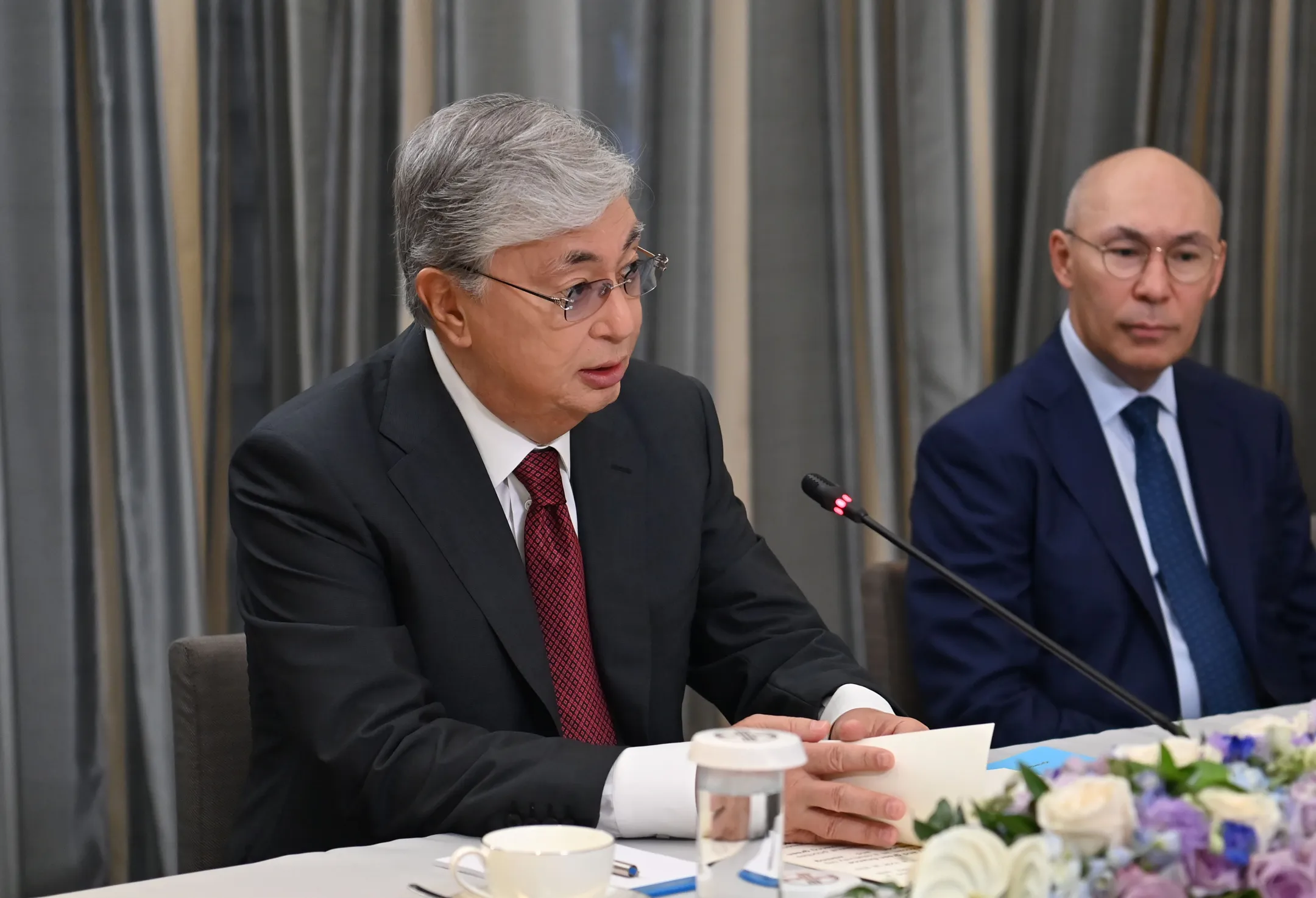 Касым-Жомарт Токаев встретился с руководителями глобальных финансовых институтов - Image Kapital.kz