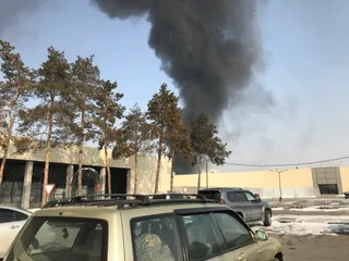 Капитал - В Алматы загорелся склад