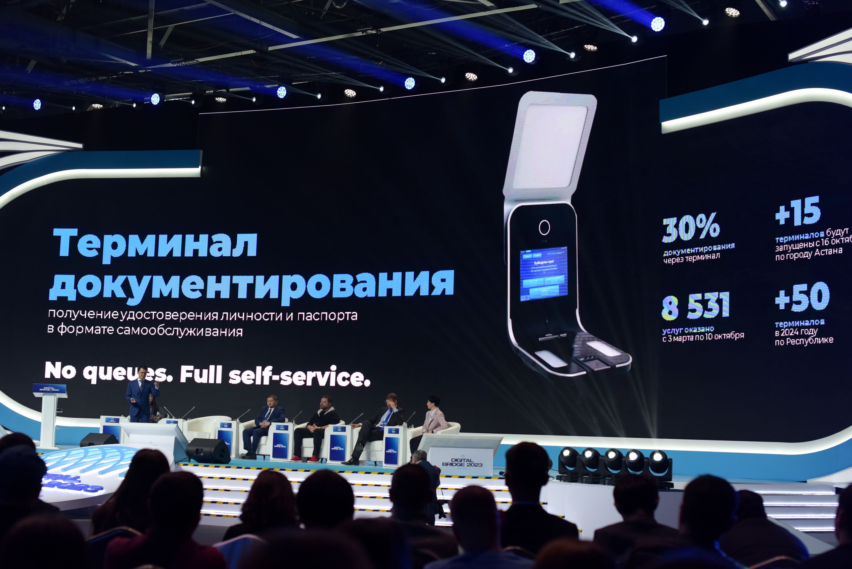 Digital Bridge 2023: президенту презентовали терминал документирования- Kapital.kz