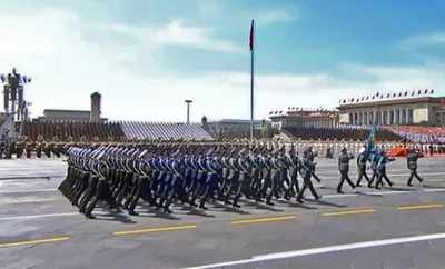 Нурсултан Назарбаев принял участие в параде в Пекине