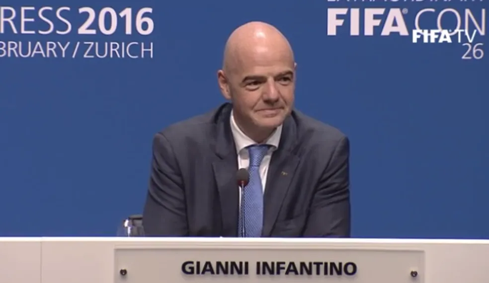 Капитал - Президентом ФИФА стал Джанни Инфантино