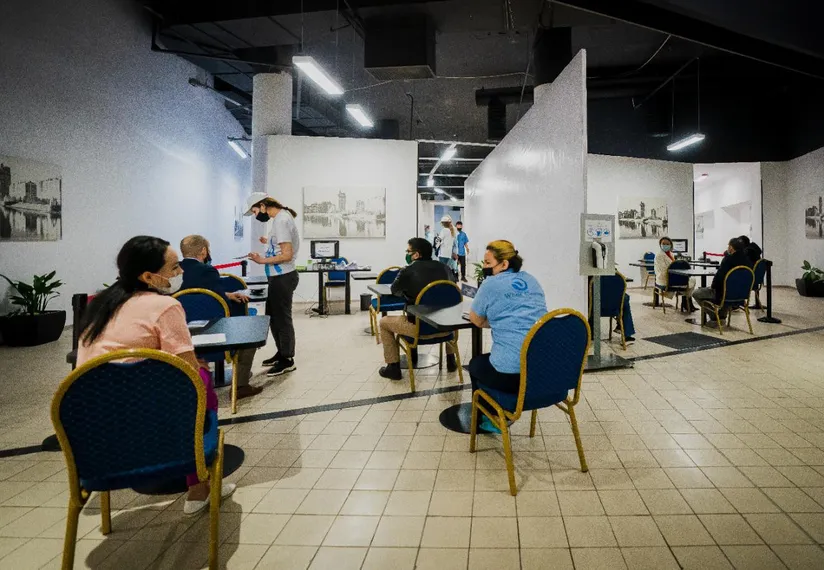 Капитал - Еще в одном ТРЦ Нур-Султана развернули пункт вакцинации