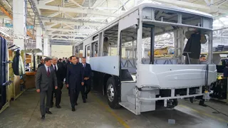 Капитал - Бакытжан Сагинтаев посетил завод Daewoo Bus Kazakhstan