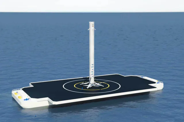 Посадка возвращаемой ступени Falcon 9 окончилась неудачей