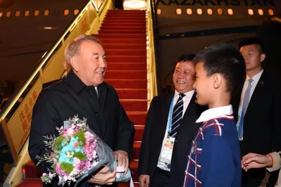 Нурсултан Назарбаев прибыл в Пекин