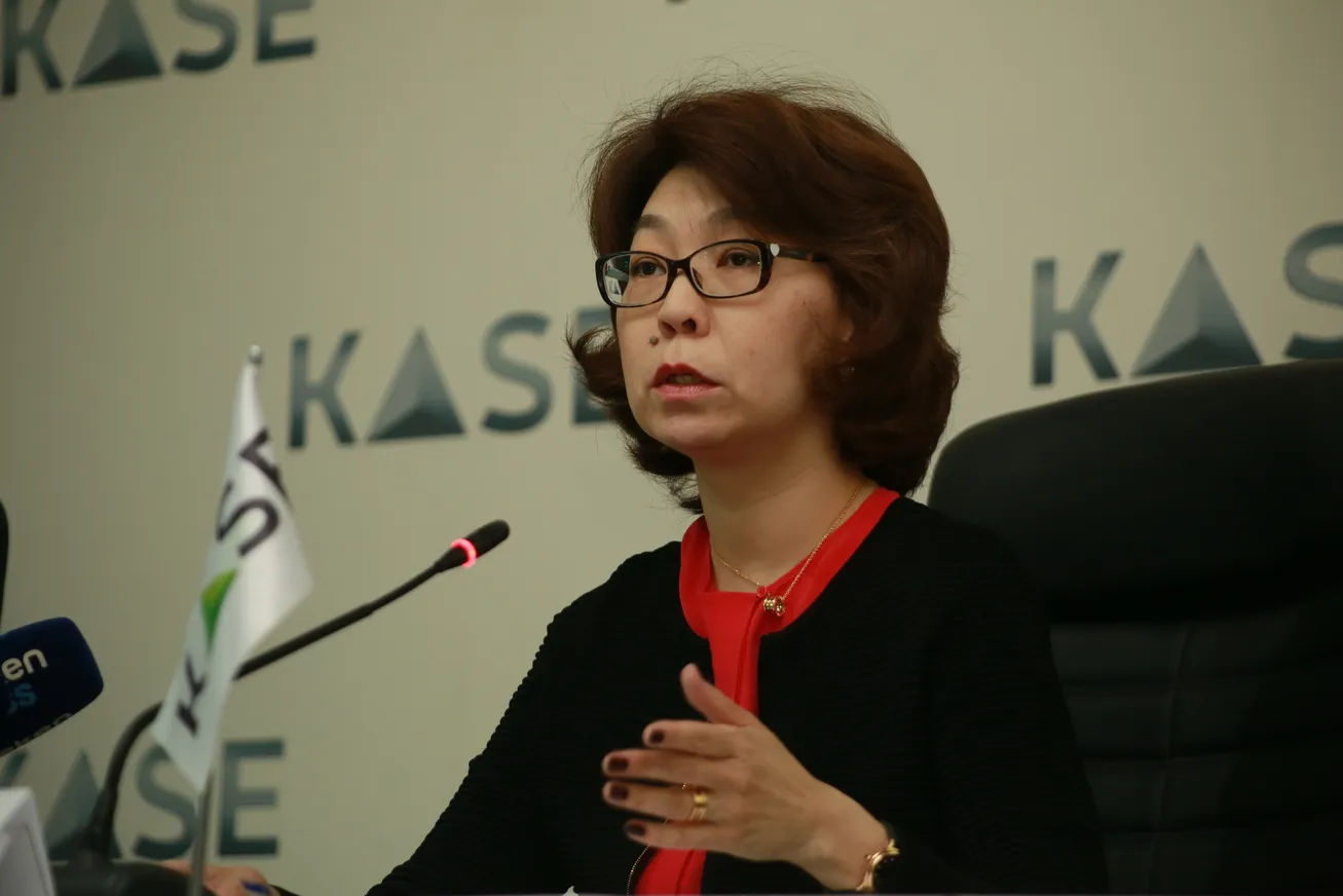 Председатель правления АО «Казахстанская фондовая биржа» (KASE)&nbsp;Алина Алдамберген