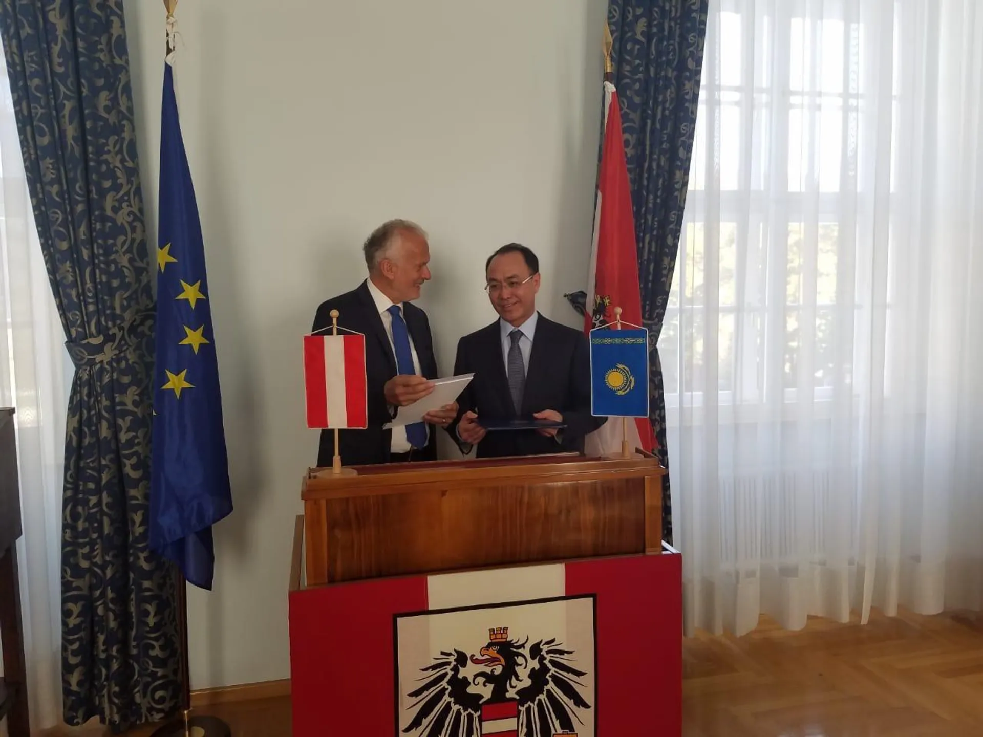 Капитал - Кайрат Кожамжаров посетил с рабочим визитом Австрию