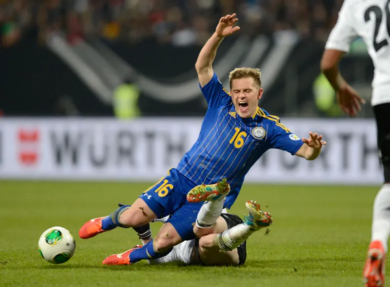 Капитал - Сборная Казахстана впервые забила в ворота Германии