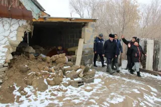 Капитал - В Аягозе из-за паводков разрушено 8 домов