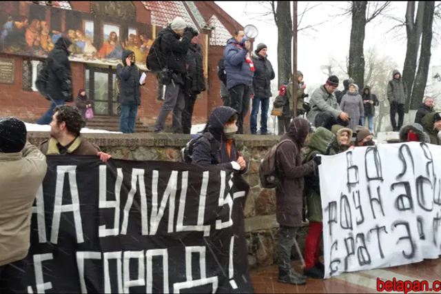 Белорусские предприниматели вышли на митинг