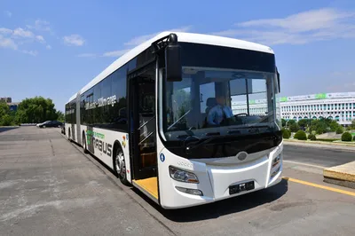 На улицах Алматы проходят испытания электроавтобуса