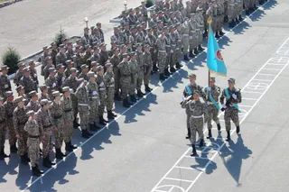 Капитал - Военный мини-марш прошел в Семее