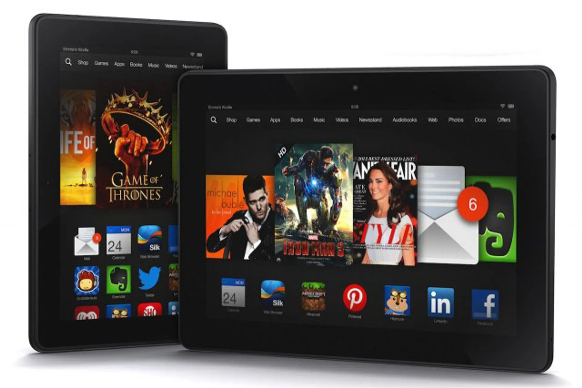 Капитал - Amazon анонсировала планшеты Kindle Fire HDX
