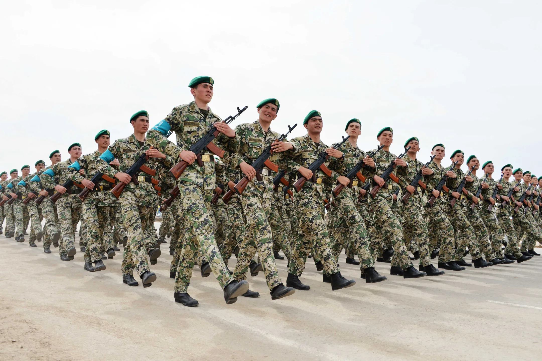 Казахстанские пограничники готовятся к параду - Image Kapital.kz