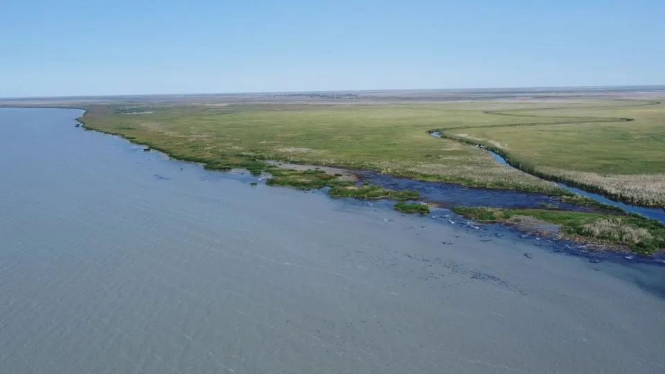 В озере Балхаш наблюдается рост уровня воды 