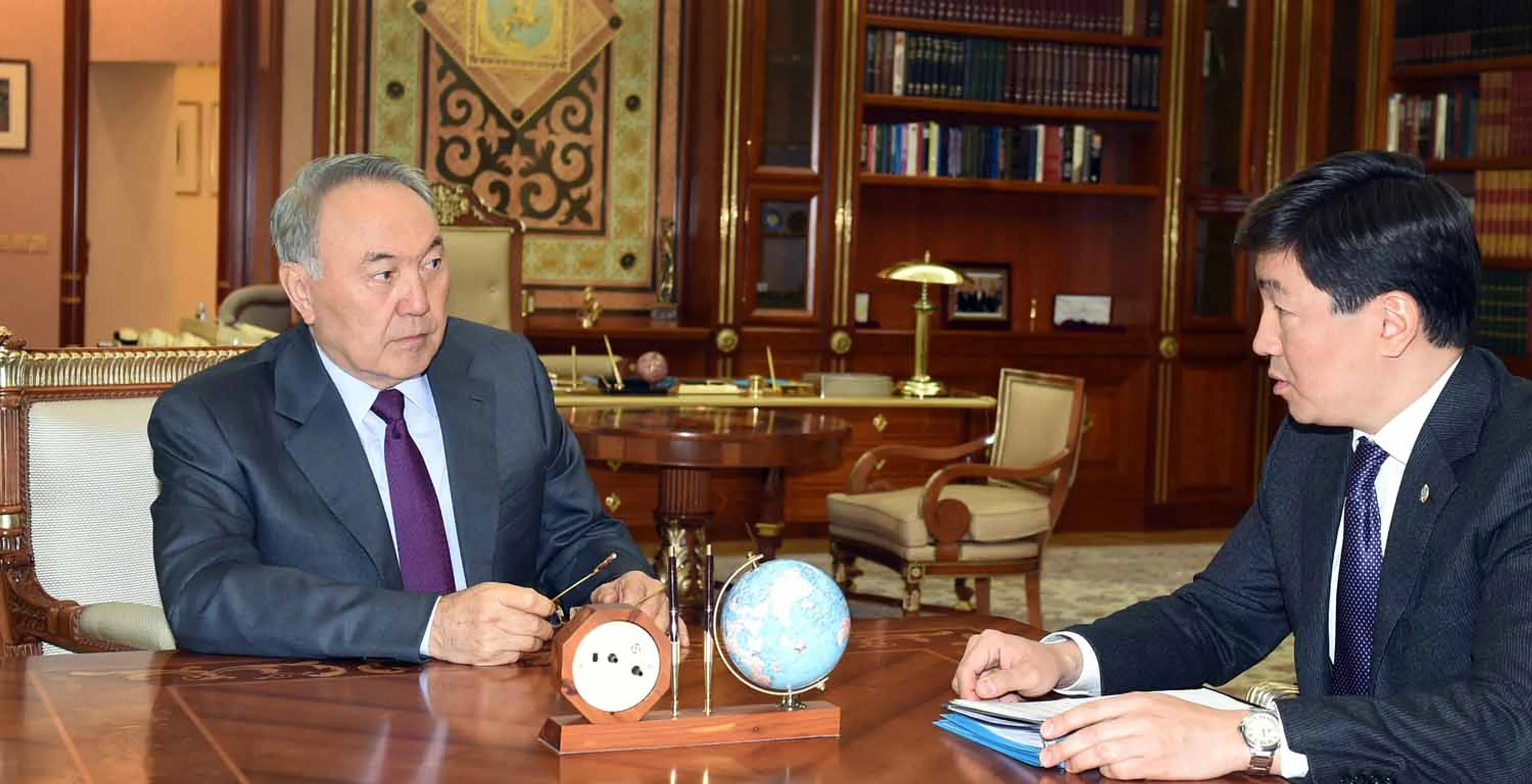 Капитал - Нурсултан Назарбаев встретился с Бауыржаном Байбеком