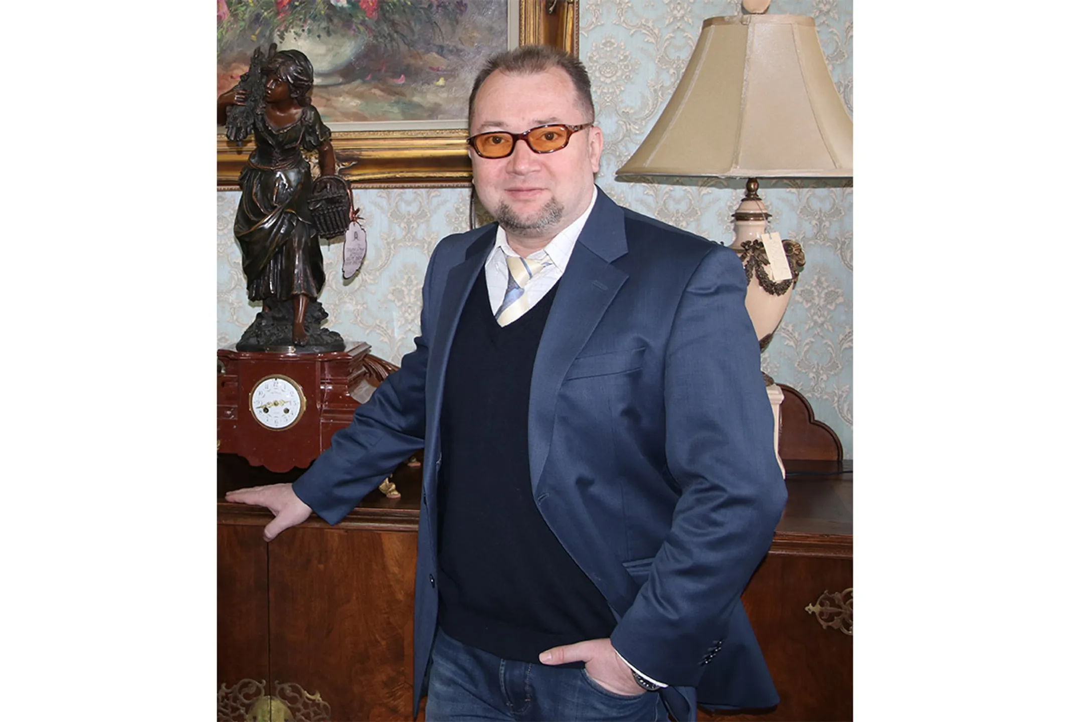 На фото автор текста Дмитрий Топоров<br>