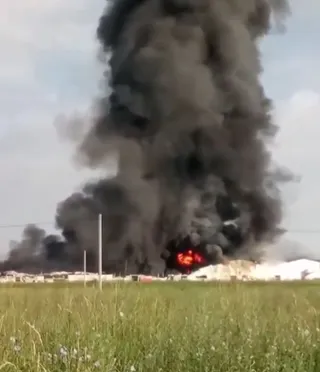 Капитал - В Алматы горели складские помещения