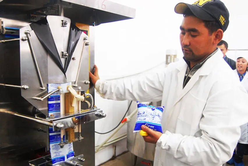 Капитал - В Казахстане открыт очередной цех по переработке молока