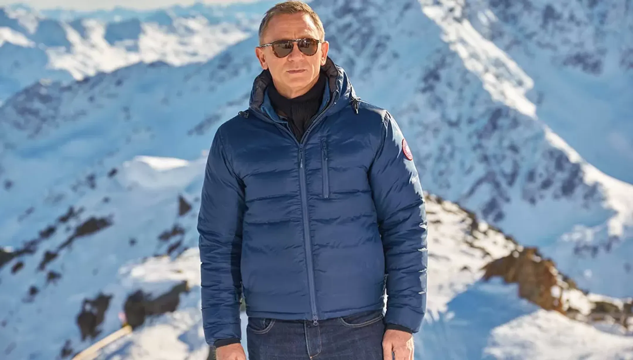 Дэниэл Крейг в фильме «Спектр» в куртке Canada Goose