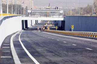 Капитал - Есимов проверил строительство развязок