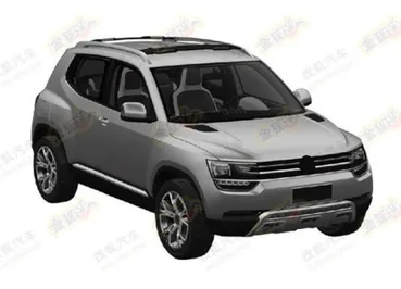 Первые изображения мини-кроссовера VW Taigun