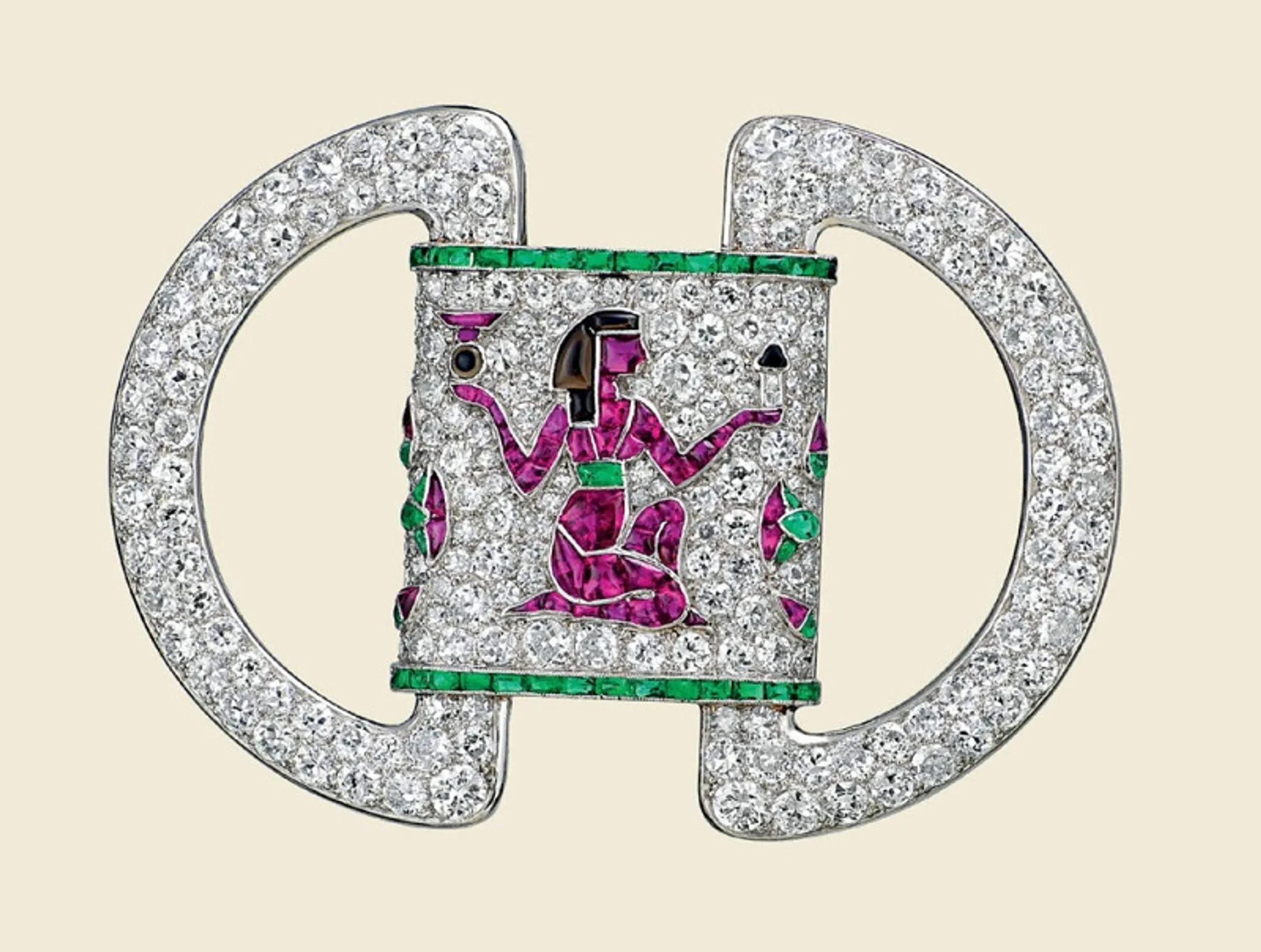 Брошь Van Cleef &amp; Arpels в египетском стиле