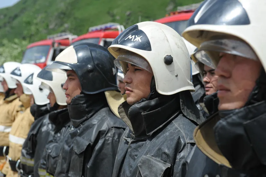 Капитал - В Иле-Алатауском парке Алматы прошли учения