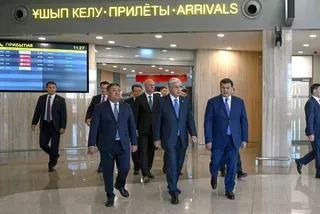 Капитал - Президент посетил новый терминал международного аэропорта Қорқыт Ата