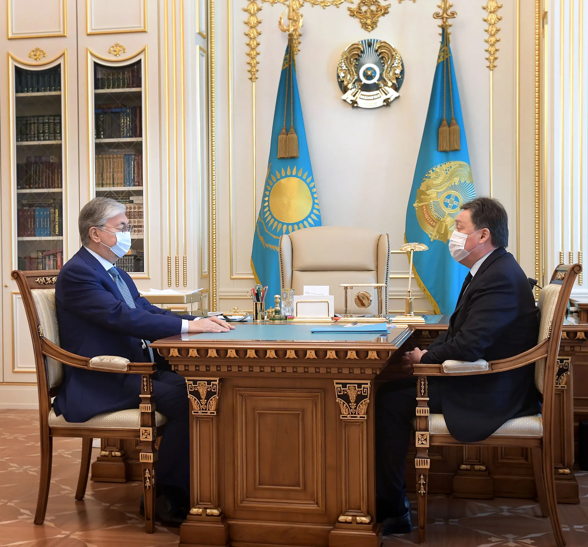 Капитал - Касым-Жомарт Токаев заслушал отчет Аскара Мамина