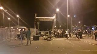 Капитал - В Алматы в ходе беспорядков перевернуты 2 машины