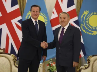 Капитал - Президент РК встретился с Дэвидом Кэмероном