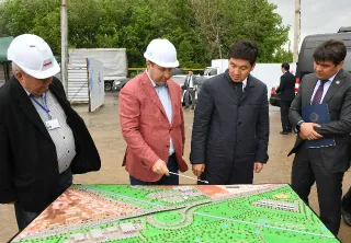 Капитал - Бауыржан Байбек проверил строительство новых развязок