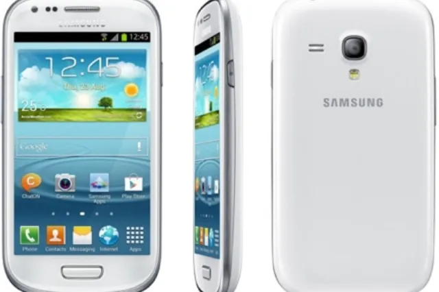 Показана уменьшенная копия Galaxy S III