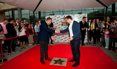 Имя Ильи Ильина появилось на Аллее Звезд