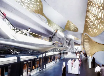 Станция метро из золота появится в Эр-Рияда