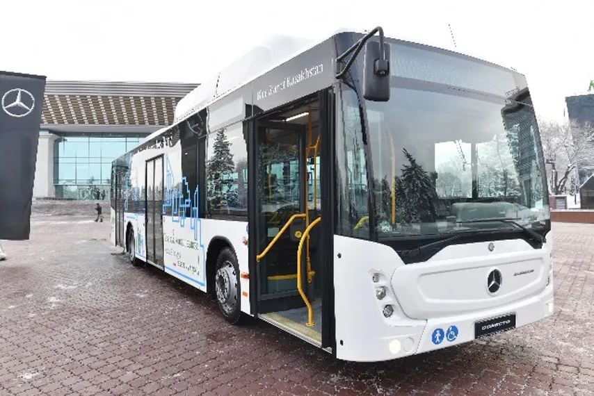 Капитал - В Алматы тестируют экоавтобусы Mercedes-Benz