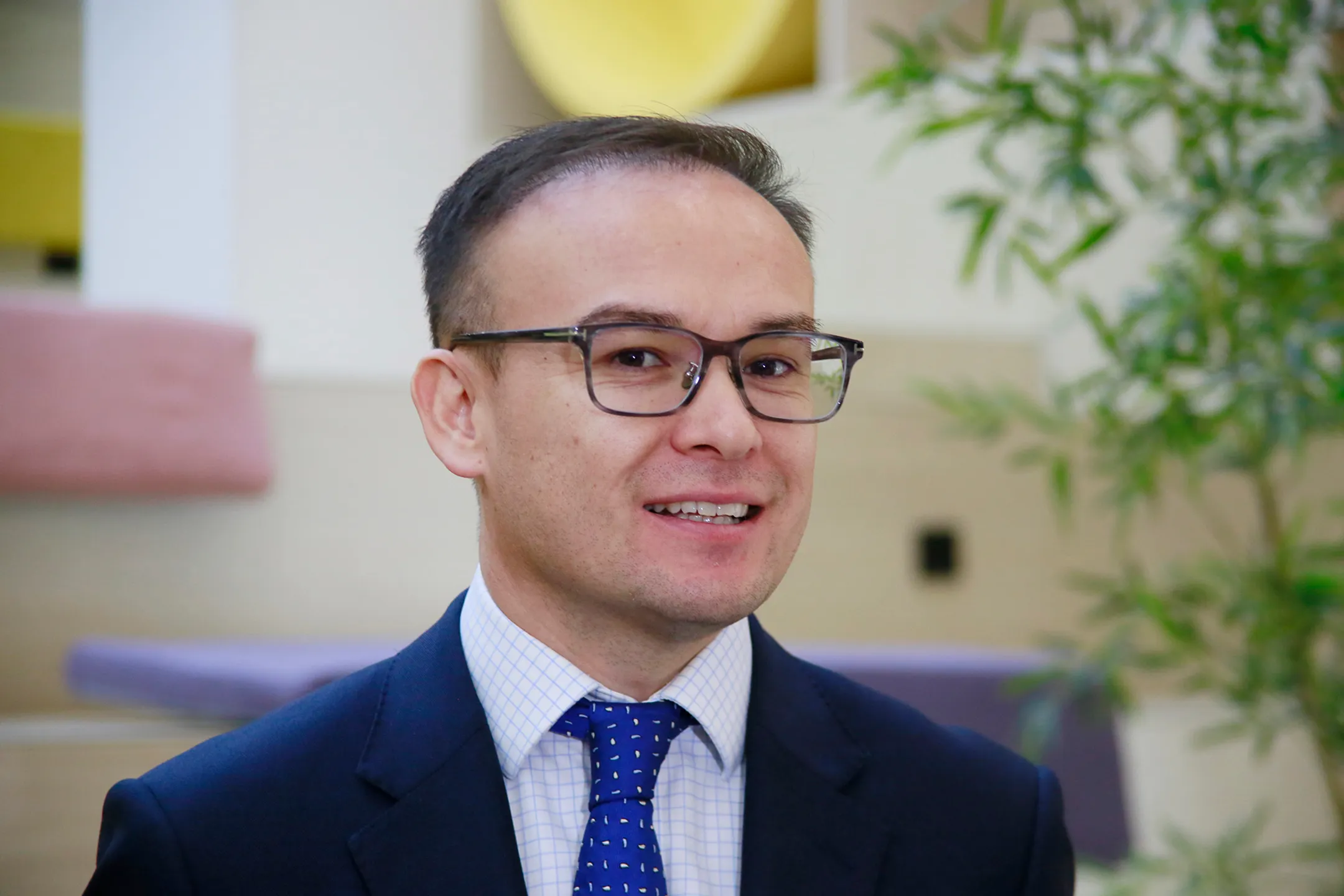 На фото: председатель правления ForteBank Бекжан Пирматов